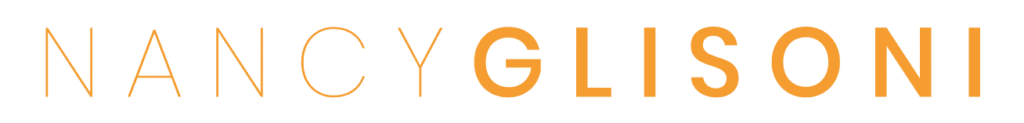 Nancy Glisoni logo lang orange